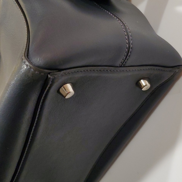 NWT Marc Jacobs West End Small Bauletto Satchel in Stormy Grey - Picture 10 of 12